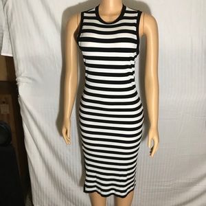 Striped Susana Monaco Midi Dress